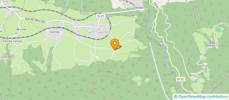 localisation de l'entreprise SCI B.B.B.  SAINT-LAURENT