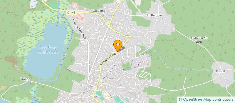 localisation de l'entreprise SCI B.B.B.  BISCARROSSE