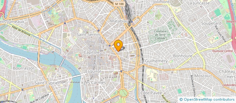 localisation de l'entreprise SCI B.B.C  TOULOUSE