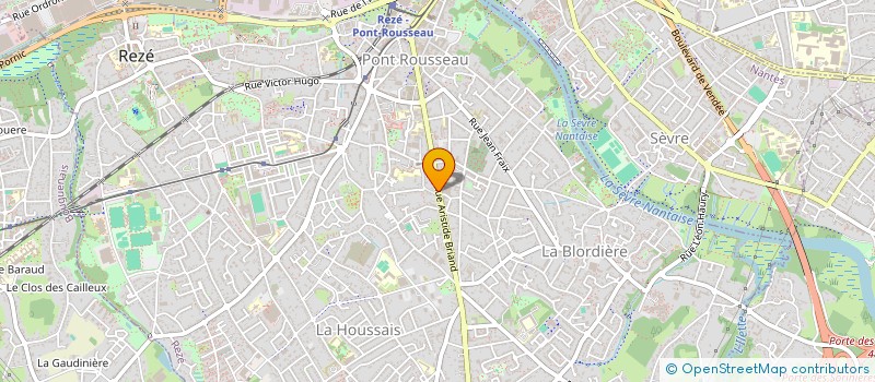 localisation de l'entreprise SCI B B C  REZE