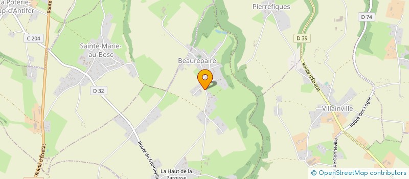 localisation de l'entreprise SCI B.B.F  BEAUREPAIRE