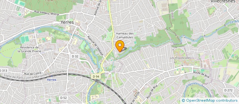 localisation de l'entreprise SCI B & B IMMO  YERRES