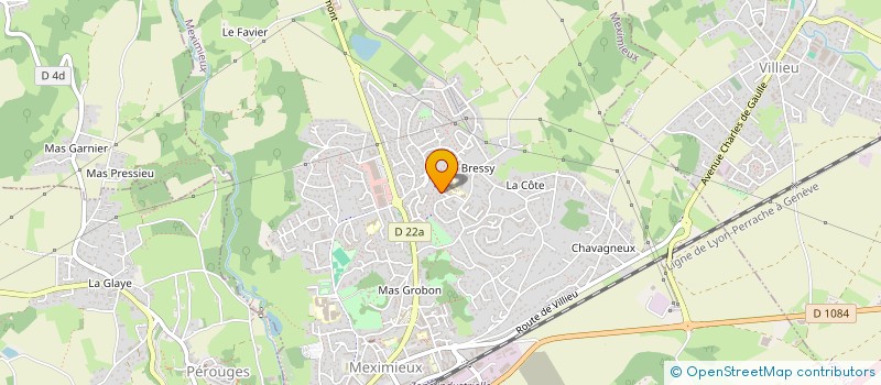 localisation de l'entreprise SCI B&B IMMO à MEXIMIEUX