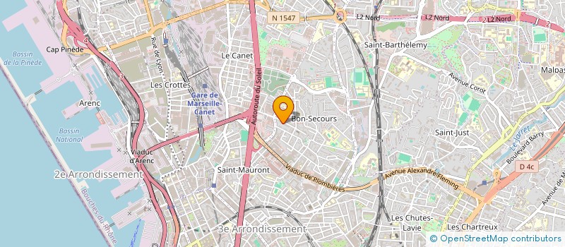 localisation de l'entreprise SCI B.B.M IMMOBILIER à MARSEILLE