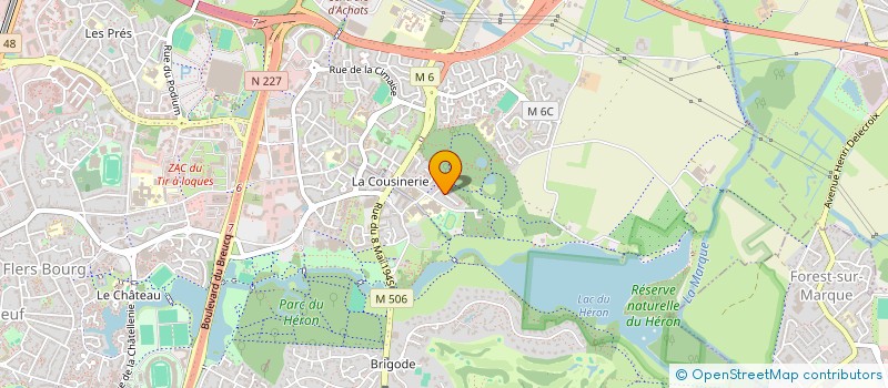 localisation de l'entreprise SCI B.B.P. à VILLENEUVE-D'ASCQ