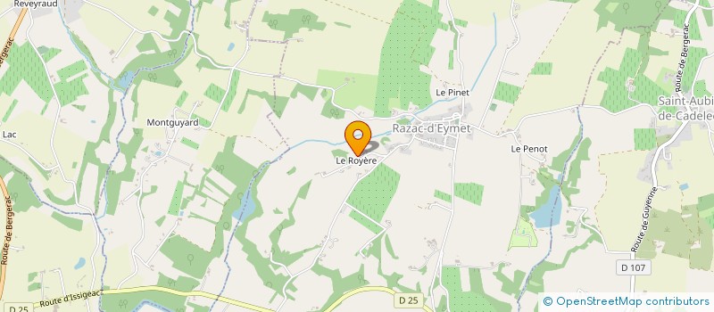 localisation de l'entreprise SCI B&B PROPERTIES  RAZAC D'EYMET