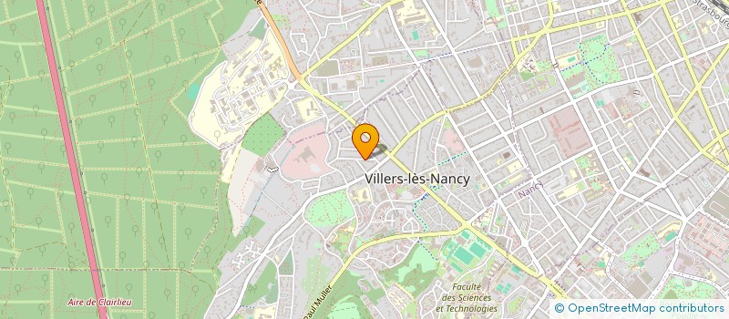 localisation de l'entreprise SCI B.B.R.  VILLERS-LES-NANCY