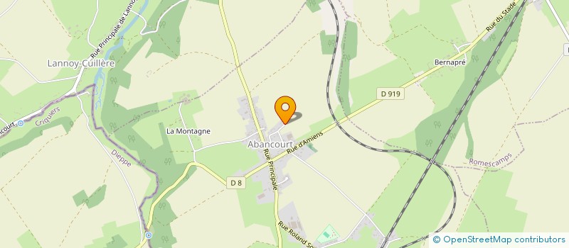 localisation de l'entreprise SCI B.B.RENAULT  ABANCOURT