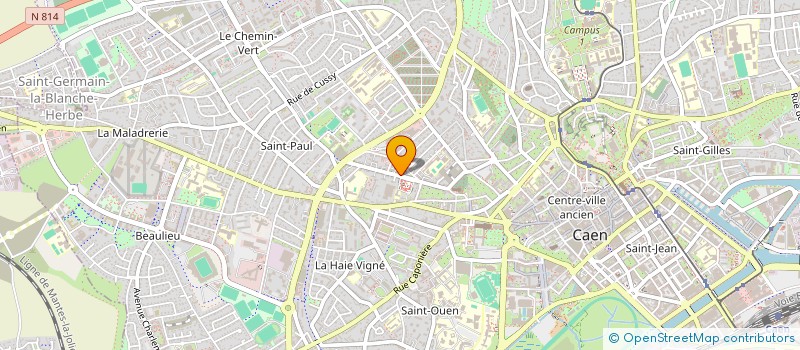 localisation de l'entreprise SCI B.B.T.A à CAEN
