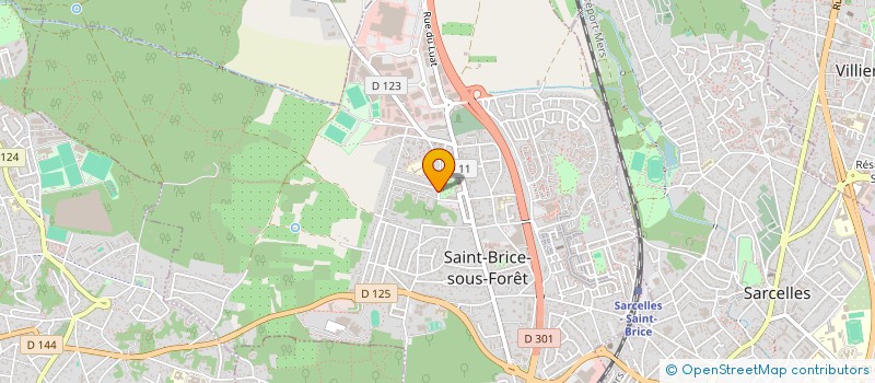 localisation de l'entreprise SCI B.B.T.M. à SAINT-BRICE-SOUS-FORET