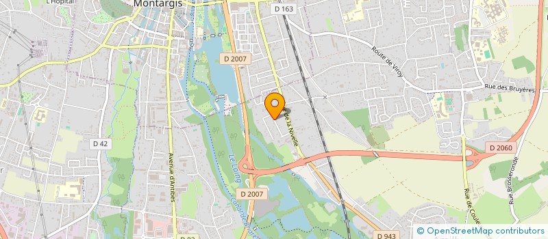 localisation de l'entreprise SCI B.BEZAVES à AMILLY