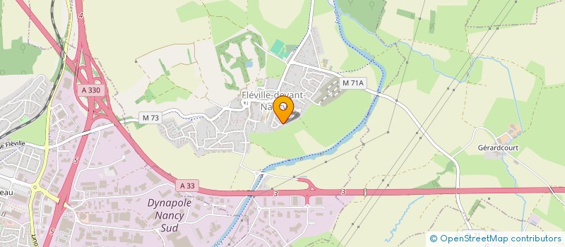 localisation de l'entreprise SCI B.C.2.G.  FLEVILLE-DEVANT-NANCY