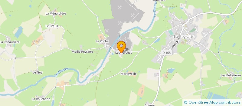 localisation de l'entreprise SCI B.C.  LA PEYRATTE