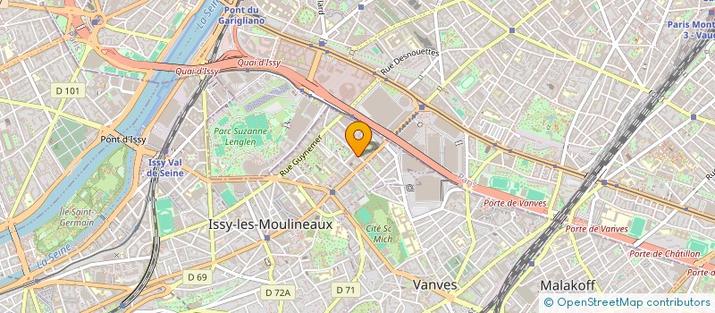 localisation de l'entreprise SCI B-C-42 à ISSY-LES-MOULINEAUX