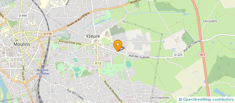 localisation de l'entreprise SCI B.C  YZEURE