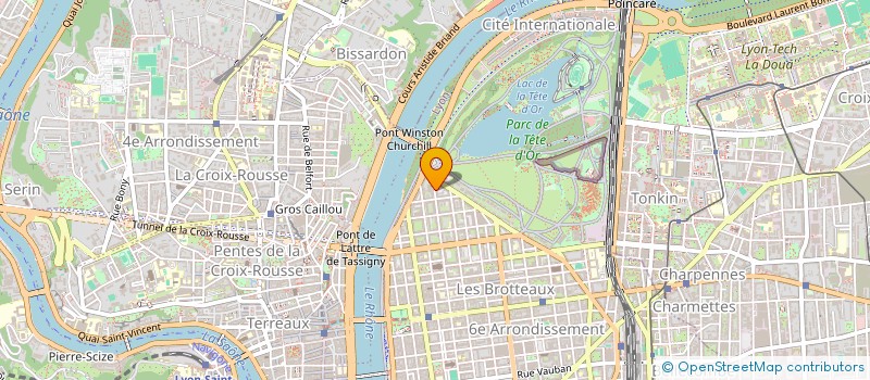 localisation de l'entreprise SCI B&C  LYON