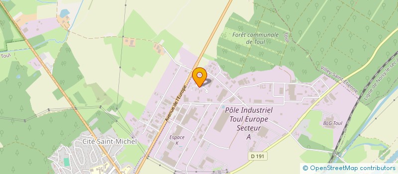 localisation de l'entreprise SCI B&C  TOUL