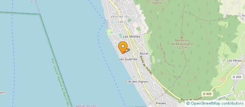 localisation de l'entreprise SCI B&C  VEYRIER-DU-LAC