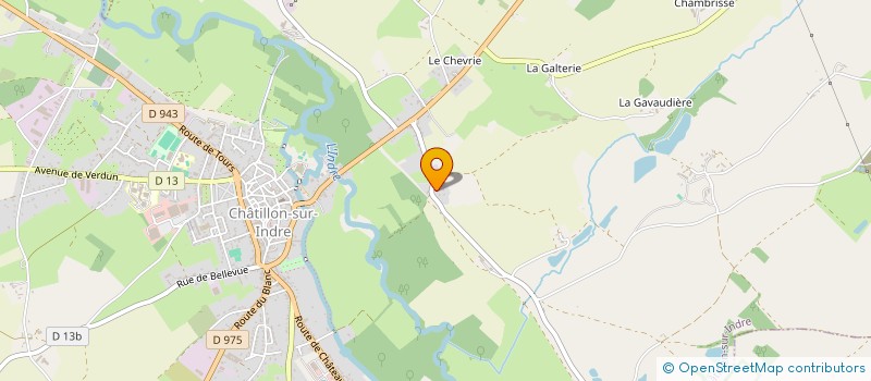 localisation de l'entreprise SCI B.C.A. à CHATILLON-SUR-INDRE