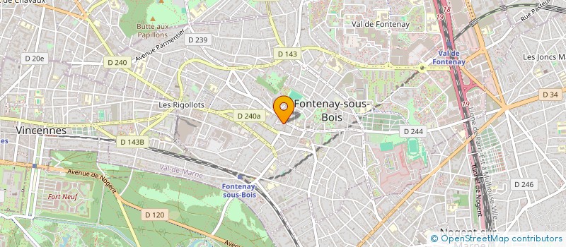 localisation de l'entreprise SCI B C B à FONTENAY-SOUS-BOIS