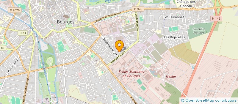 localisation de l'entreprise SCI B.C.B.  BOURGES