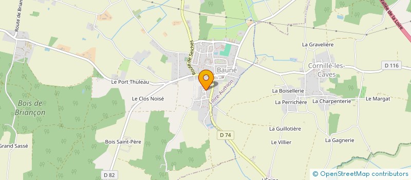 localisation de l'entreprise SCI B C B  LOIRE-AUTHION