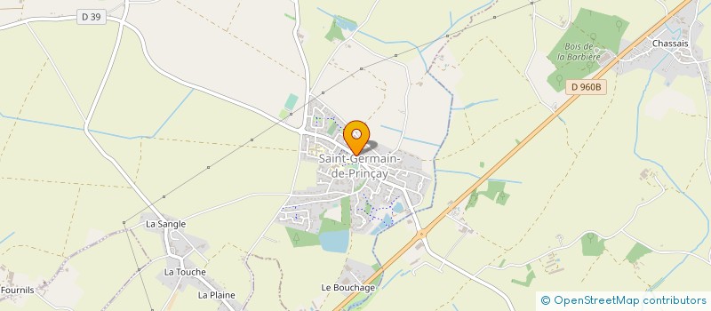 localisation de l'entreprise SCI B.C.D  SAINT-GERMAIN-DE-PRINCAY