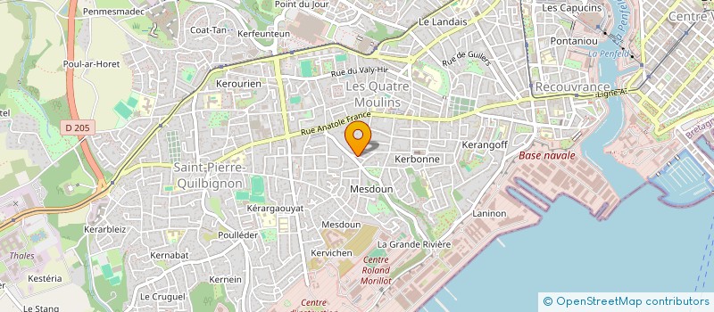 localisation de l'entreprise SCI B C D  BREST