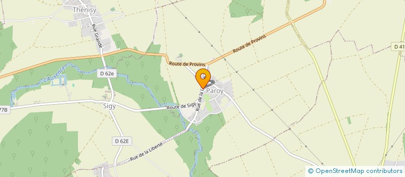 localisation de l'entreprise SCI B.C.E.  PAROY