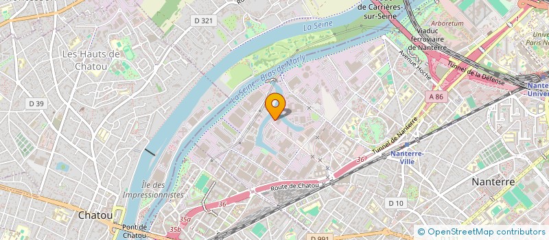 localisation de l'entreprise SCI B.C.J.  NANTERRE