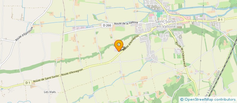 localisation de l'entreprise SCI B.C.M  SAINT-SORLIN-EN-VALLOIRE