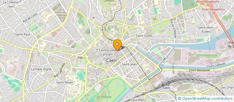 localisation de l'entreprise SCI B.C.M. à CAEN
