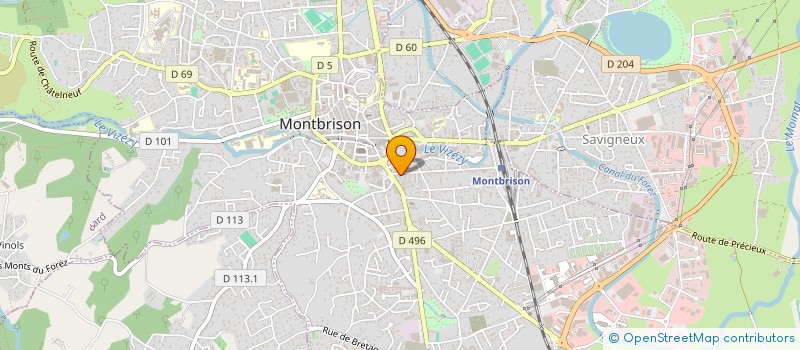 localisation de l'entreprise SCI B C M O  ECOTAY L'OLME