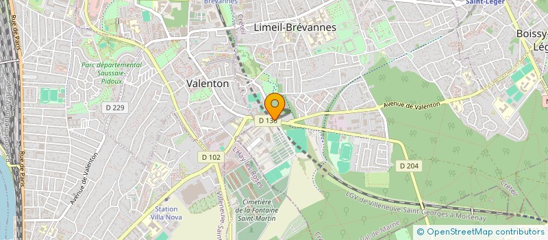 localisation de l'entreprise SCI B.C.N.R. à LIMEIL-BREVANNES