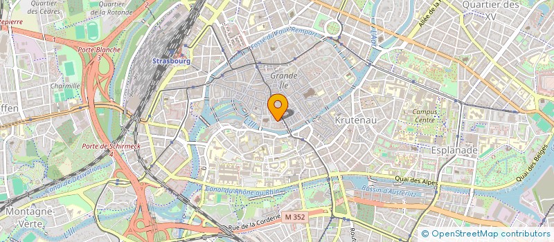 localisation de l'entreprise SCI B.C.P.  STRASBOURG