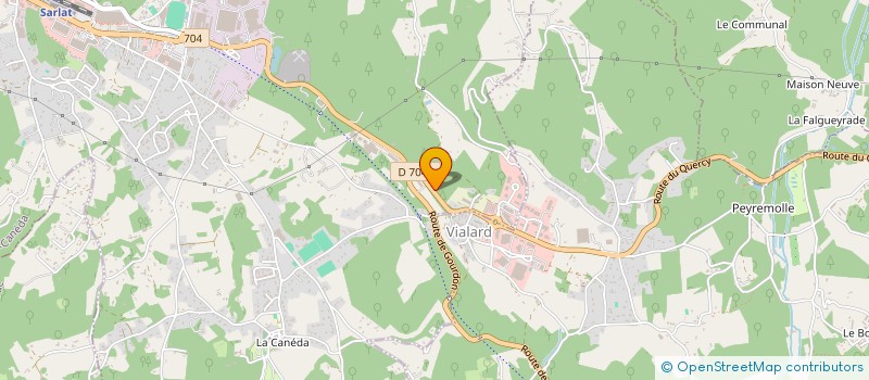 localisation de l'entreprise SCI B.C.P. à SARLAT-LA-CANEDA
