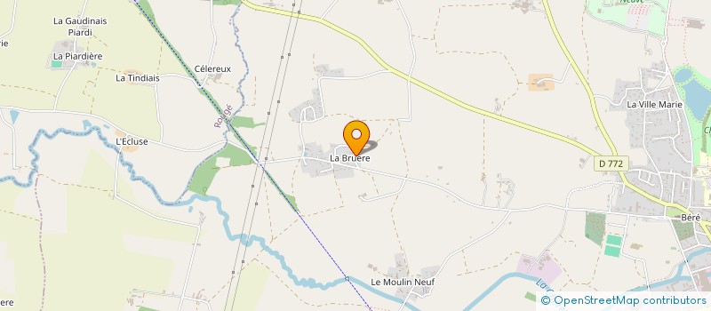 localisation de l'entreprise SCI B.C.V  CHATEAUBRIANT