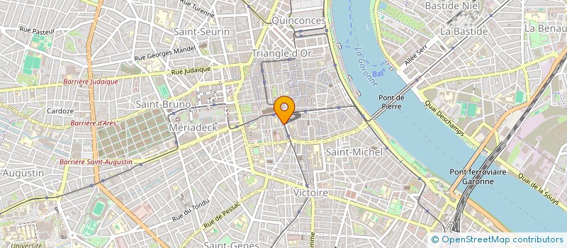 localisation de l'entreprise SCI B & CIX  BORDEAUX