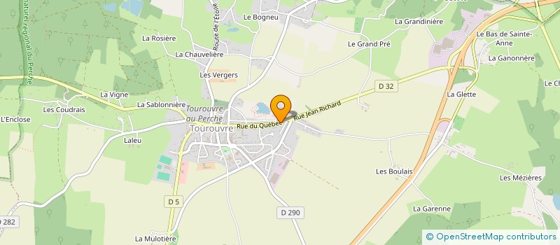 localisation de l'entreprise SCI B CMS à TOUROUVRE AU PERCHE