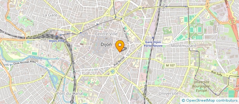 localisation de l'entreprise SCI B. D.  DIJON