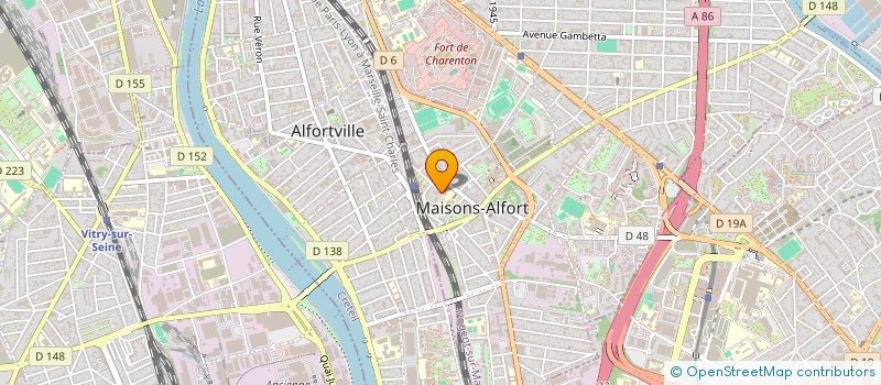 localisation de l'entreprise SCI B&D à MAISONS-ALFORT