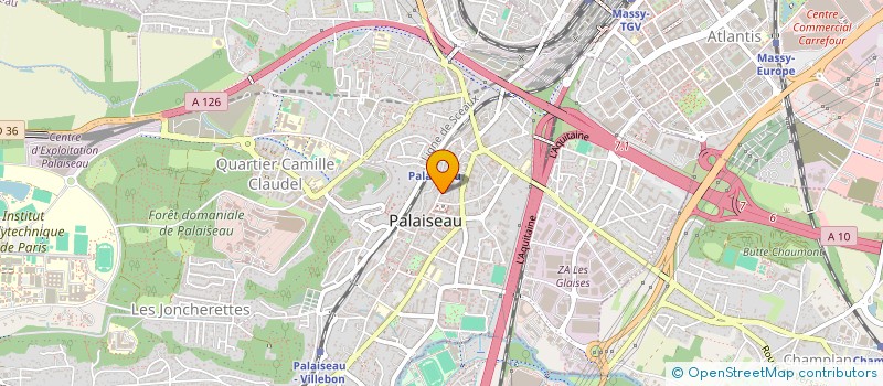 localisation de l'entreprise SCI B.D. à PALAISEAU
