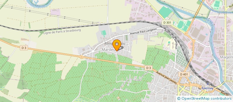 localisation de l'entreprise SCI B.D.  MARDEUIL