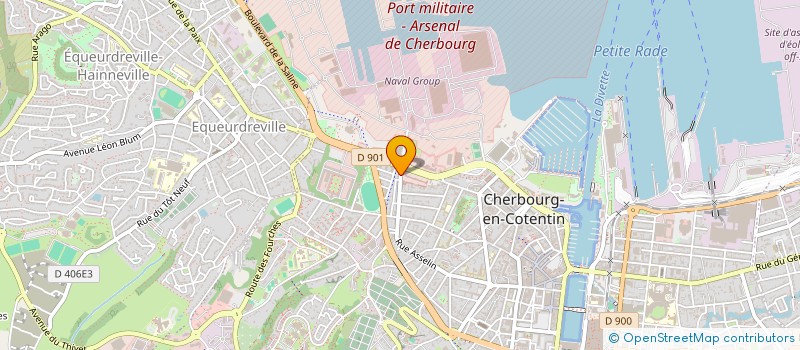 localisation de l'entreprise SCI B.D. à CHERBOURG-EN-COTENTIN