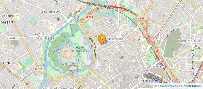 localisation de l'entreprise SCI B.D.96 à LILLE