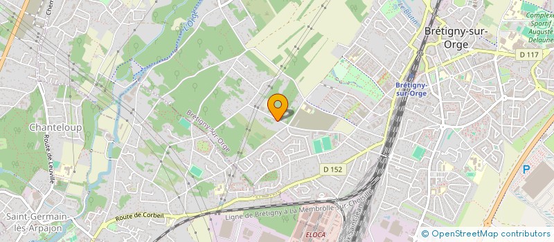 localisation de l'entreprise SCI B.D.B. à BRETIGNY-SUR-ORGE