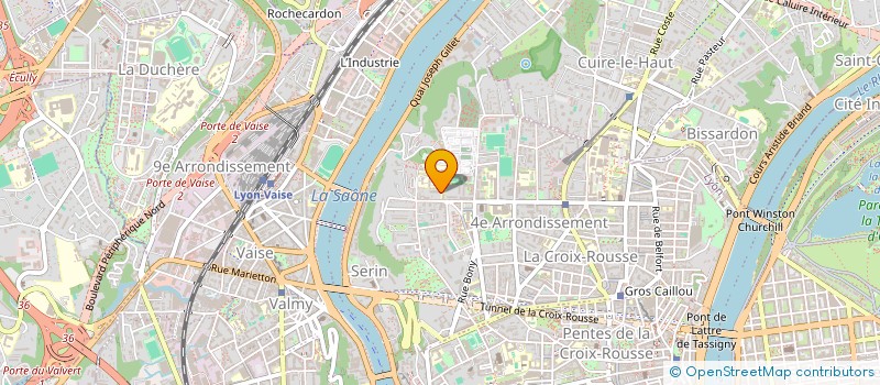 localisation de l'entreprise SCI  B.D.B.  IMMO  LYON