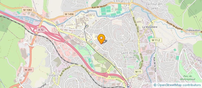 localisation de l'entreprise SCI B-D-C  SAINT-PRIEST-EN-JAREZ