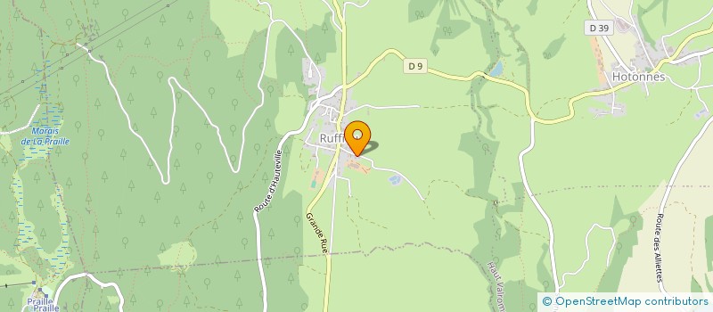 localisation de l'entreprise SCI B.D.E  RUFFIEU