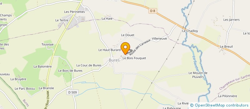 localisation de l'entreprise SCI B.D.F. à BURES
